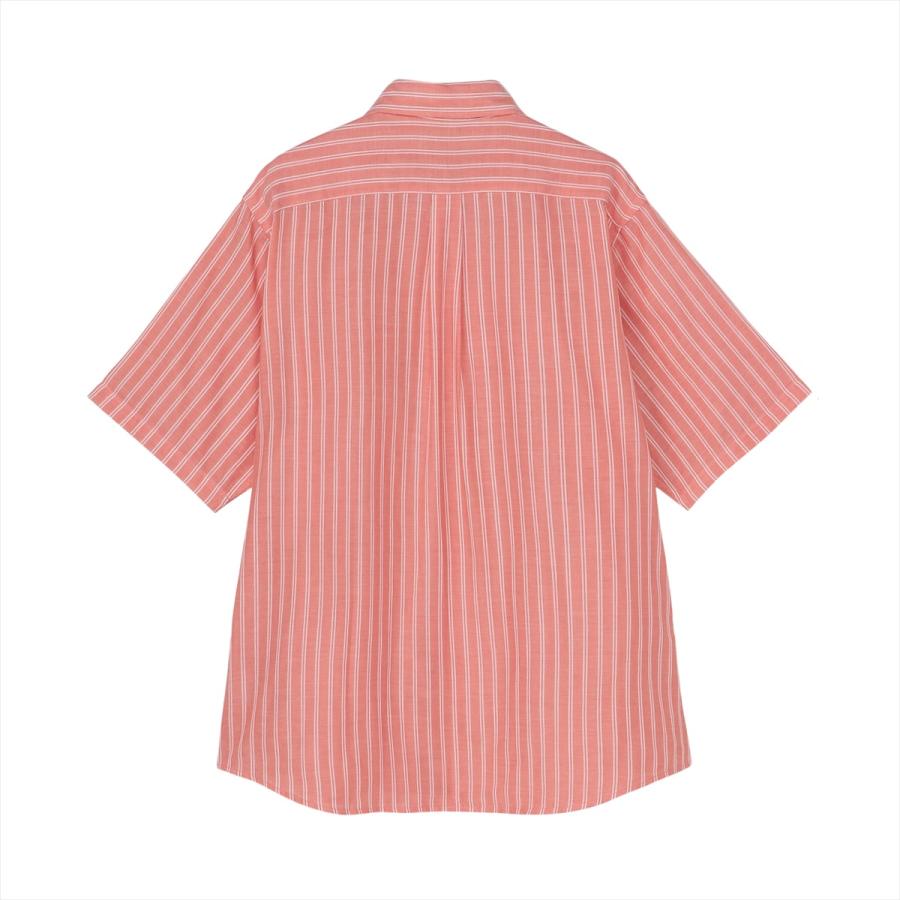 【Pitta Re:)】 Wガーゼ ボタンダウン衿 綿100% 半袖シャツ - 画像 (4)