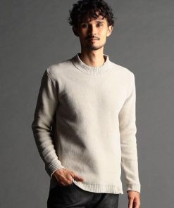 NICOLE CLUB FOR MEN ダブルフェイスモールモックネックニット