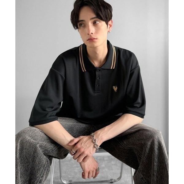 「洗練を纏う、上質な日常。」刺繍入りハイクオリティダブルフェイス素材ポロシャツ - 画像 (2)