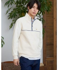 ハーフZIPスウェット