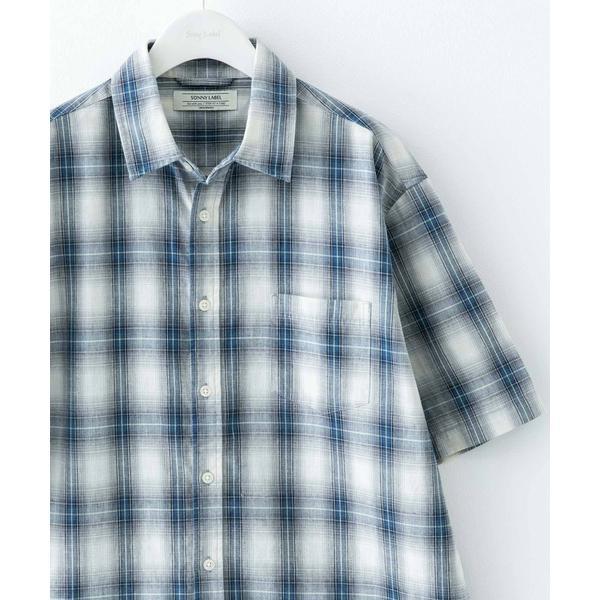 『吸水速乾/接触冷感』リネン混ハーフスリーブシャツ - 画像 (4)