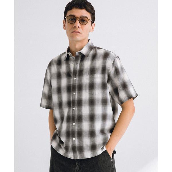 『吸水速乾/接触冷感』リネン混ハーフスリーブシャツ - 画像 (5)