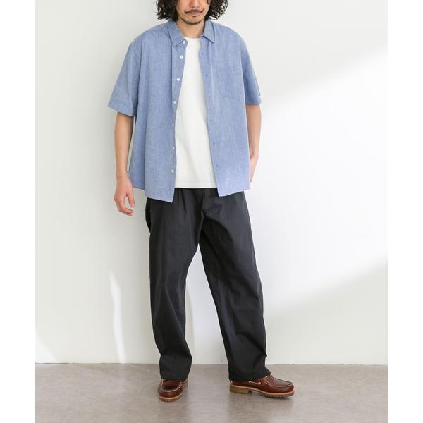 『吸水速乾/接触冷感』リネン混ハーフスリーブシャツ - 画像 (9)