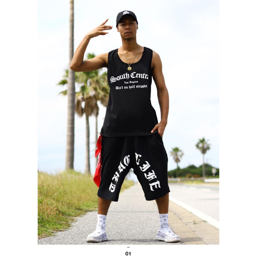 ACEFLAG ACE FLAG 上下セット 半袖 Tシャツ ハーフパンツ 大きいサイズ エースフラッグ セットアップ South Central サウスセントラル THUG LIFE サグライフ 2Pac b系 - 画像 (8)