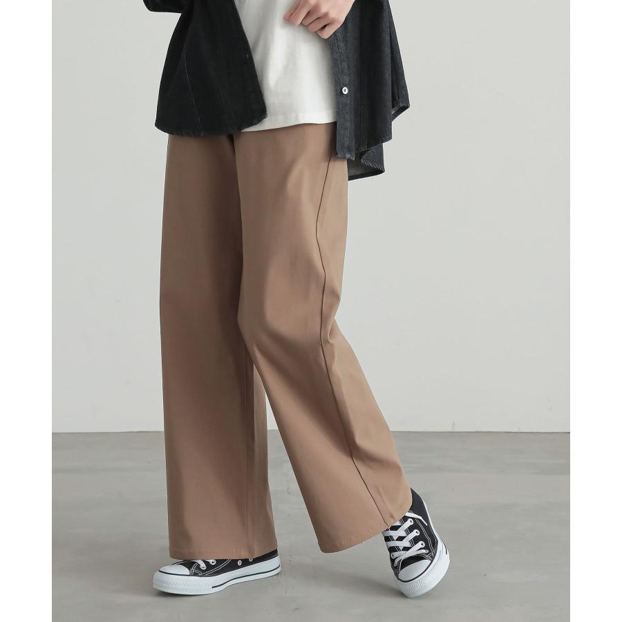 osharewalker ワイドパンツ レディース 50代 ボトムス ストレート ストレッチUV 丈長め 吸水速乾 フレキシン 返品交換不可 「期間限定送料無料」「メール便可」「10」 - 画像 (3)