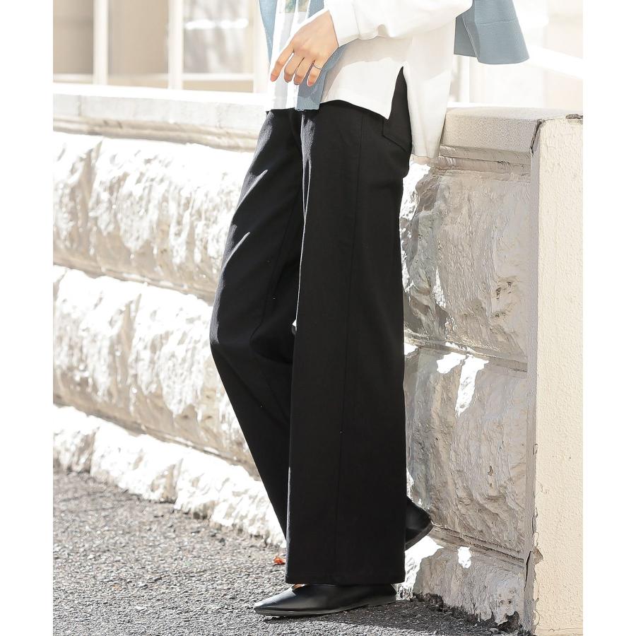 osharewalker ワイドパンツ レディース 50代 ボトムス ストレート ストレッチUV 丈長め 吸水速乾 フレキシン 返品交換不可 「期間限定送料無料」「メール便可」「10」 - 画像 (6)