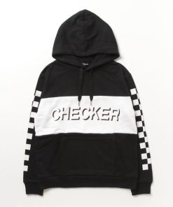 STYLEBLOCK パーカー 切り替え配色ロゴプリントスウェットパーカー メンズ レディース