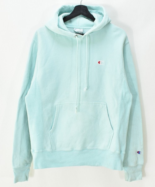 Champion パーカー 「ヴィンテージ古着」Y2K / チャンピオン リバースウィーブ ロゴ 刺繍 プルオーバーパーカー メンズ レディース - 画像 (2)