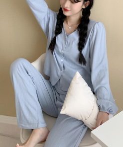 パジャマ ルームウェア インナーキャミ付き・ナイトセットアップ レディース