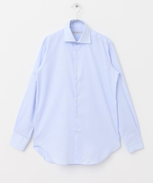 URBAN RESEARCH DOORS シャツ 「イージーケア」LIFE STYLE TAILOR セミワイド細ストライプシャツ メンズ - 画像 (5)