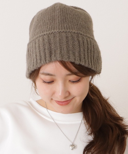 Lace Ladies 帽子 ハット ケーブル柄ベーシックニットバケットハット レディース - 画像 (9)