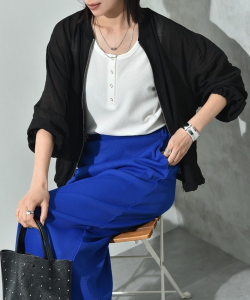 INTERPLANET ブルゾン アウター Eボイルブルゾン レディース - 画像 (5)