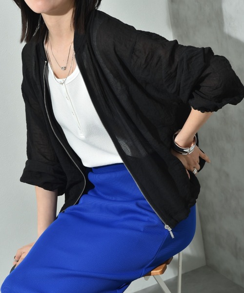 INTERPLANET ブルゾン アウター Eボイルブルゾン レディース - 画像 (6)