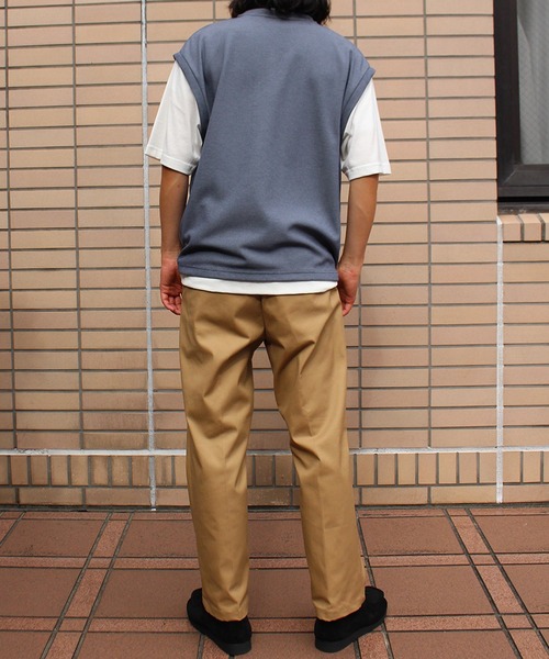 Disney tシャツ 「DISNEY/ディズニー」ミッキーマウス ワンポイント刺繍配色ポンチレイヤードTシャツ メンズ レディース - 画像 (5)