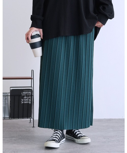 reca スカート 迷わず着れる!大人のロングプリーツスカート - 画像 (7)