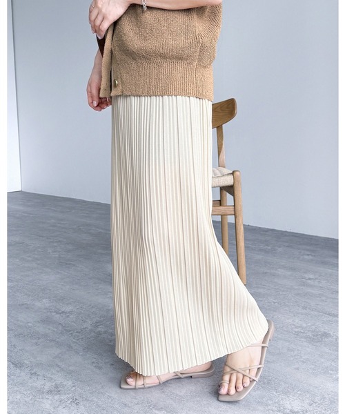 reca スカート 迷わず着れる!大人のロングプリーツスカート - 画像 (9)