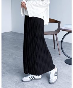reca スカート 迷わず着れる!大人のロングプリーツスカート