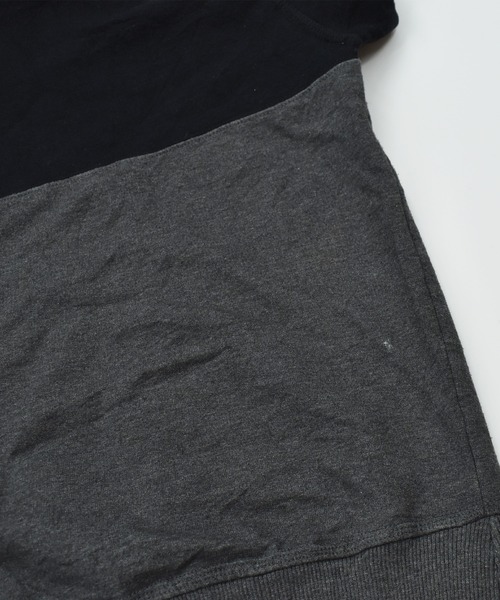 Champion パーカー 「ヴィンテージ古着」Champion 目つき ロゴ刺繍 切り返し スウェットパーカー メンズ レディース - 画像 (8)