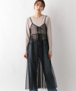 GLOBAL WORK ワンピース 2WAYチュールキャミワンピース/151405