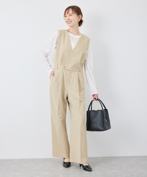 ROPE' PICNIC オールインワン 「UVカット・接触冷感」イージーケアオールインワン レディース - 画像 (3)