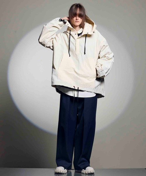 MAISON SPECIAL シャツ 「UNISEX」4 Colors Chambray Washable Wool Prime-Over Regular Collar Shirt - 画像 (6)