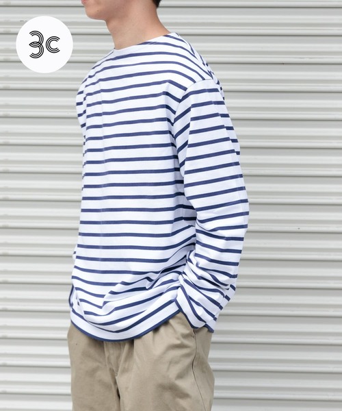 FORK&SPOON tシャツ 「ユニセックス」FORK&SPOON ボートネックボーダー メンズ