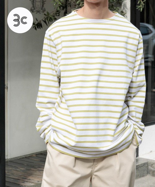 FORK&SPOON tシャツ 「ユニセックス」FORK&SPOON ボートネックボーダー メンズ - 画像 (5)