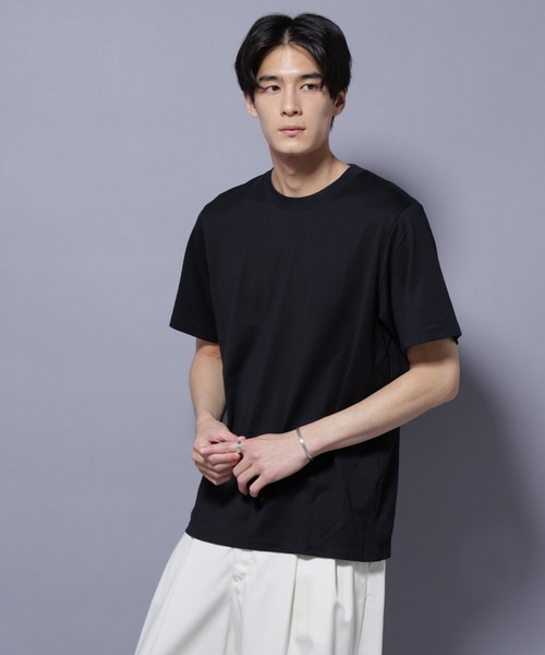 NANO universe tシャツ Anti Soaked(R) 汗染み防止 クルーネック レギュラーシルエットTシャツ メンズ - 画像 (3)