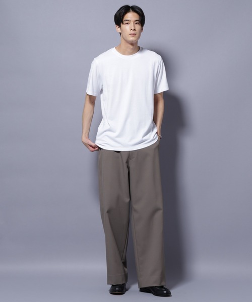 NANO universe tシャツ Anti Soaked(R) 汗染み防止 クルーネック レギュラーシルエットTシャツ メンズ - 画像 (9)