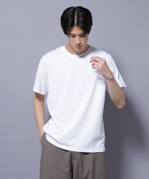NANO universe tシャツ Anti Soaked(R) 汗染み防止 クルーネック レギュラーシルエットTシャツ メンズ - 画像 (7)