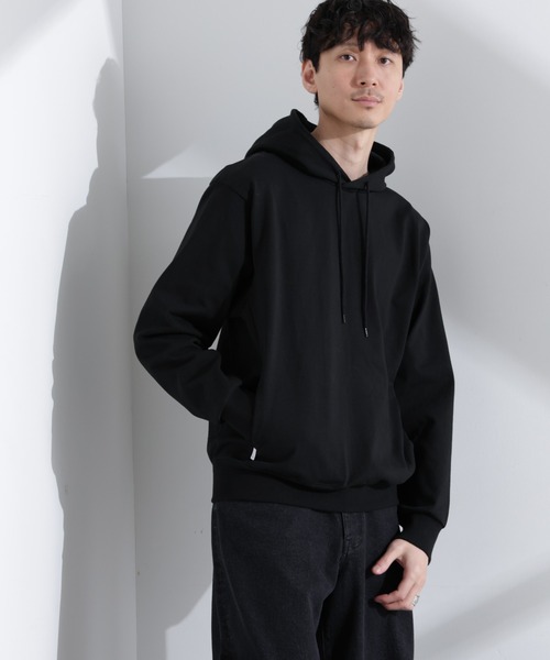 NANO universe パーカー 「NJ/CLUB」 USAコットン スウェットパーカー(セットアップ可) メンズ - 画像 (2)