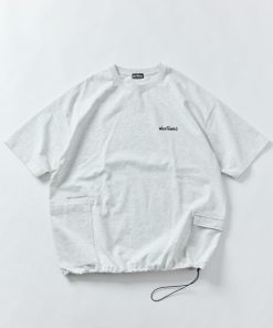 FREAK'S STORE tシャツ 限定展開 WILD THINGS×FREAK'S STORE/ワイルドシングス 別注 ビッグシルエット サイドポケット ヘムコード Tシャツ