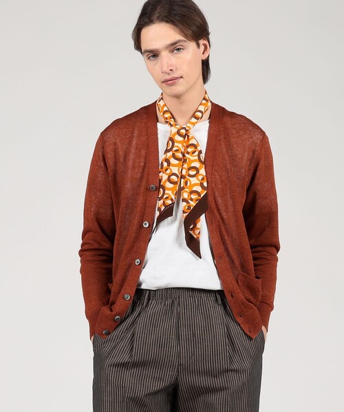 TOMORROWLAND カーディガン tricot ティントリネン Vネックカーディガン メンズ - 画像 (7)