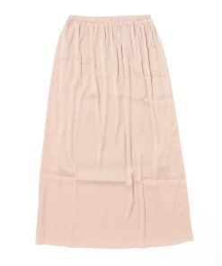 Discoat スカート WEB限定シワサテンレイヤードスカート