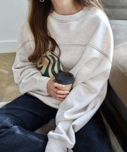 andme 「andme」 「alma design」スウェットカットソー S ベージュ レディース