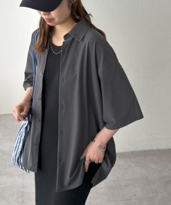 Discoat シャツ 「COLD FIT」ハーフスリーブシャツ「ユニセックス」 メンズ