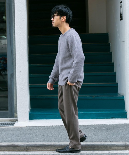URBAN RESEARCH ROSSO MEN 「URBAN MEN」 長袖ニット MEDIUM グレー メンズ - 画像 (7)