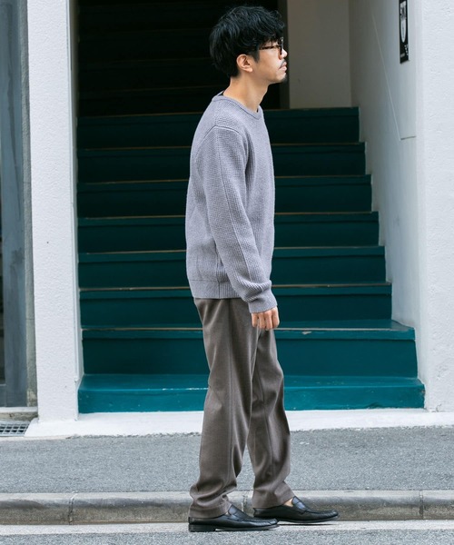 URBAN RESEARCH ROSSO MEN 「URBAN MEN」 長袖ニット MEDIUM グレー メンズ - 画像 (9)