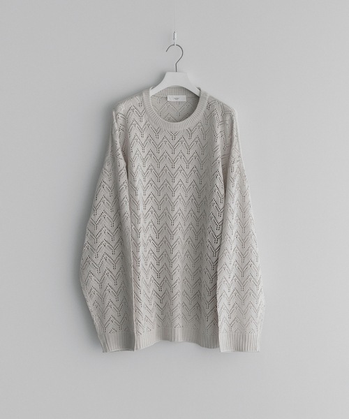 remer 「remer」 長袖ニット LARGE グレイッシュベージュ メンズ - 画像 (2)