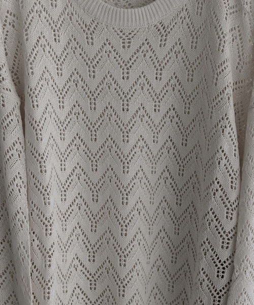 remer 「remer」 長袖ニット LARGE グレイッシュベージュ メンズ - 画像 (6)