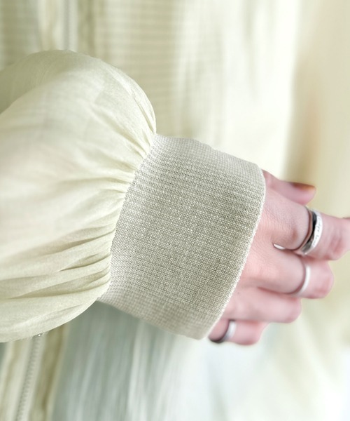 classicalelf 「classicalelf」 ジップアップブルゾン LARGE グリーン レディース - 画像 (8)