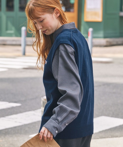 PENNEYS 「PENNEYS」 ノースリーブニット FREE ネイビー レディース - 画像 (2)