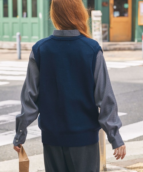 PENNEYS 「PENNEYS」 ノースリーブニット FREE ネイビー レディース - 画像 (3)