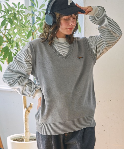 PENNEYS 「PENNEYS」 ノースリーブニット FREE ネイビー レディース - 画像 (7)