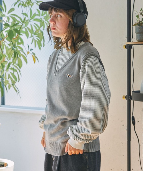 PENNEYS 「PENNEYS」 ノースリーブニット FREE ネイビー レディース - 画像 (9)