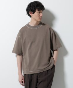 NANO universe tシャツ テクニックステッチTシャツ 半袖 メンズ