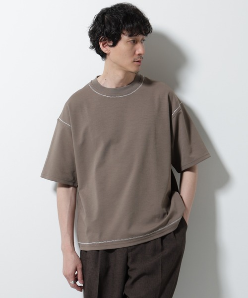 NANO universe tシャツ テクニックステッチTシャツ 半袖 メンズ - 画像 (3)