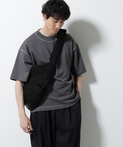 NANO universe tシャツ テクニックステッチTシャツ 半袖 メンズ - 画像 (5)