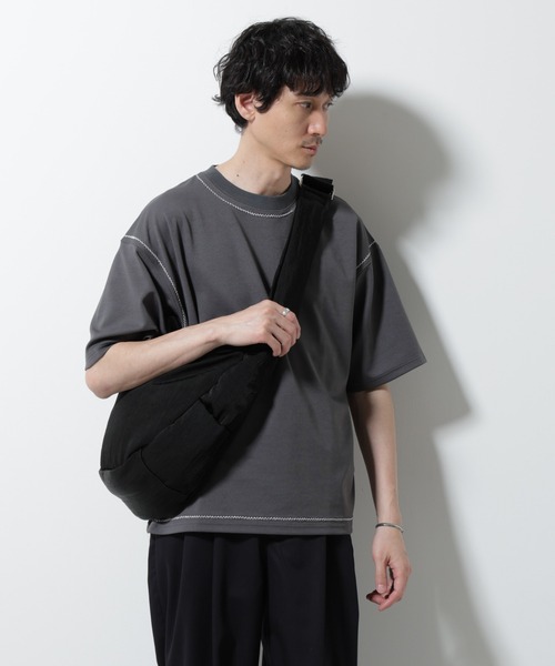 NANO universe tシャツ テクニックステッチTシャツ 半袖 メンズ - 画像 (6)