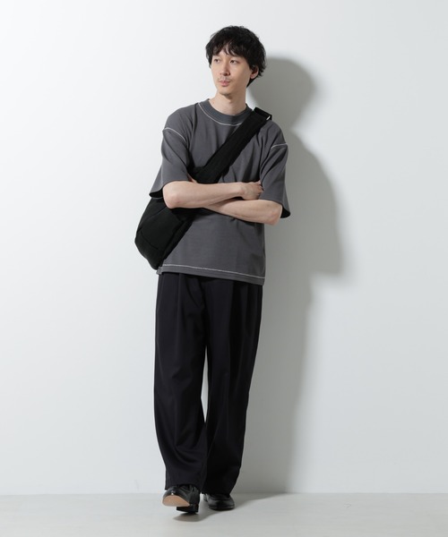 NANO universe tシャツ テクニックステッチTシャツ 半袖 メンズ - 画像 (8)